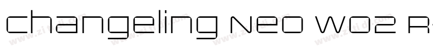 Changeling Neo W02 R字体转换
